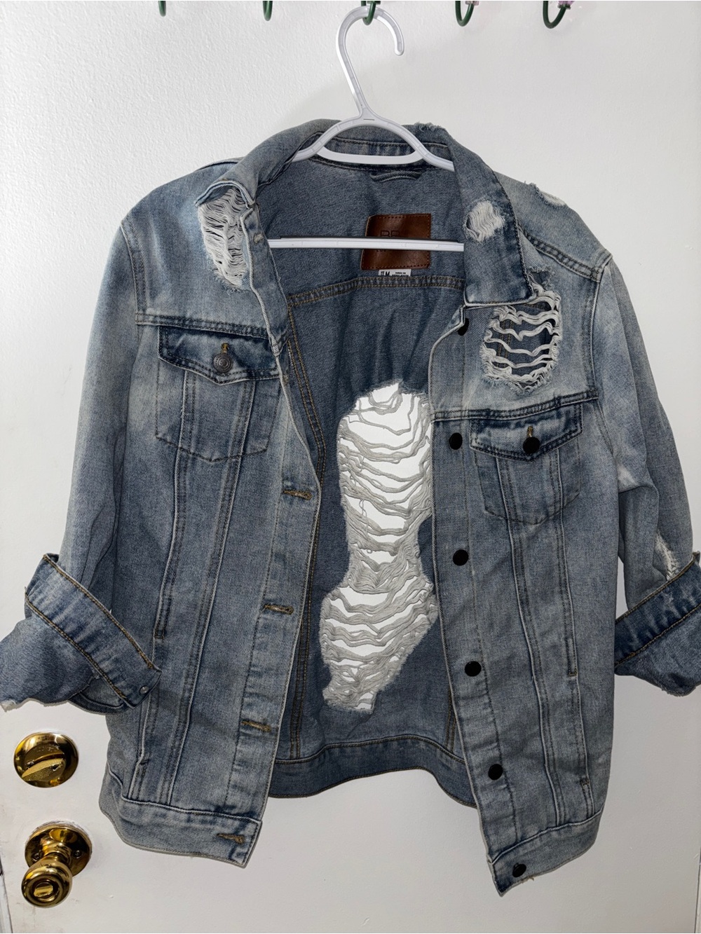 BBJ Los Angeles Distressed Jean Jacket